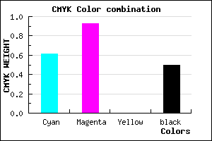 #31097F color CMYK mixer