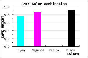 #050315 color CMYK mixer