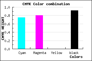 #050414 color CMYK mixer