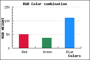rgb background color #32256F mixer