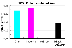 #32289E color CMYK mixer