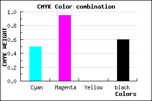 #330567 color CMYK mixer