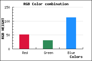 rgb background color #341F71 mixer