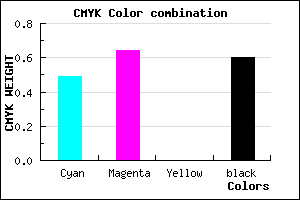 #342465 color CMYK mixer