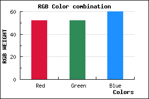 rgb background color #34343C mixer
