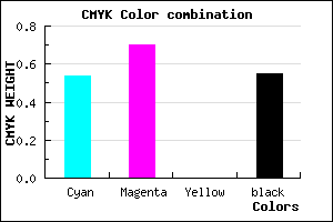 #352272 color CMYK mixer