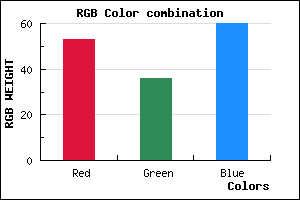 rgb background color #35243C mixer