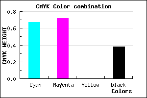 #352D9F color CMYK mixer