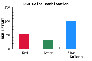rgb background color #361F65 mixer