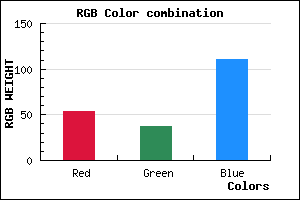 rgb background color #36256F mixer