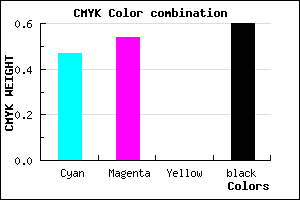 #362F66 color CMYK mixer