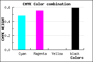 #362F68 color CMYK mixer
