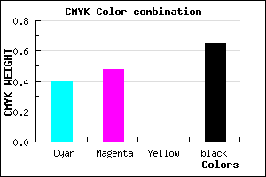 #362F5A color CMYK mixer