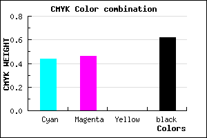 #363460 color CMYK mixer