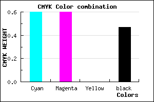 #363686 color CMYK mixer