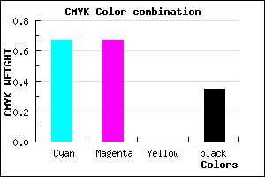 #3636A6 color CMYK mixer