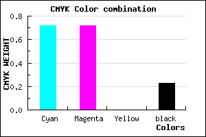 #3636C4 color CMYK mixer