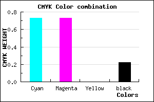 #3636C6 color CMYK mixer
