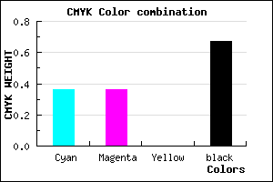 #363654 color CMYK mixer