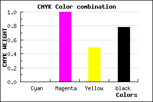 #37001C color CMYK mixer