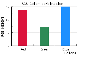 rgb background color #371C3C mixer