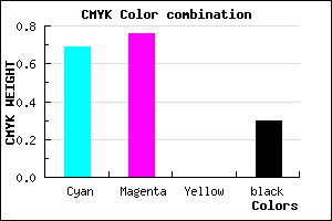 #372AB2 color CMYK mixer