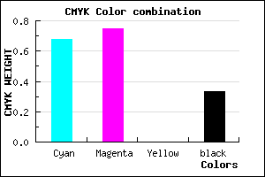 #372BAB color CMYK mixer