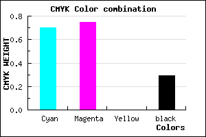 #372EB6 color CMYK mixer