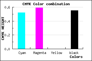 #372F72 color CMYK mixer
