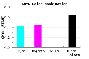 #37355F color CMYK mixer