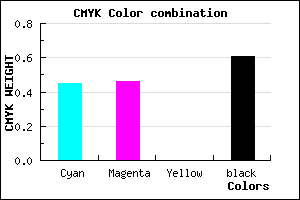 #373664 color CMYK mixer