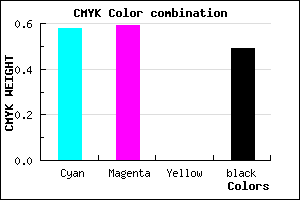 #373683 color CMYK mixer