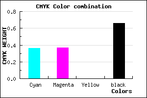 #373656 color CMYK mixer
