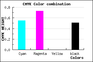 #38217C color CMYK mixer