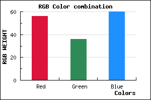 rgb background color #38243C mixer