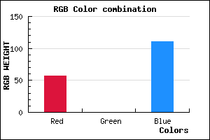 rgb background color #39006F mixer