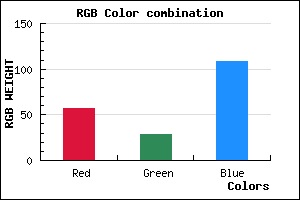 rgb background color #391C6C mixer
