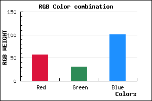 rgb background color #391F65 mixer