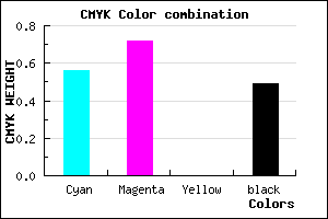 #392482 color CMYK mixer