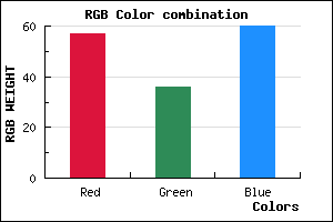rgb background color #39243C mixer
