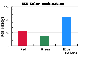rgb background color #39256F mixer