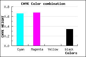 #3936A8 color CMYK mixer