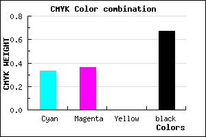 #393655 color CMYK mixer