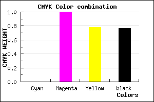 #3A000D color CMYK mixer