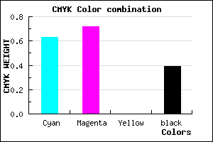 #3A2B9B color CMYK mixer