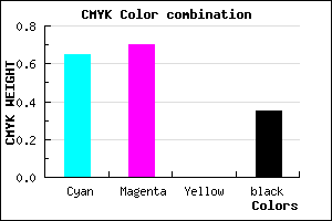 #3A31A5 color CMYK mixer