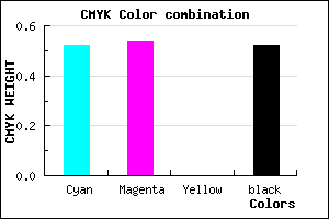 #3A387A color CMYK mixer