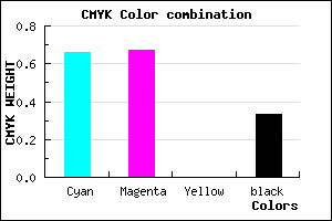 #3A39AB color CMYK mixer