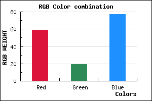rgb background color #3B134D mixer