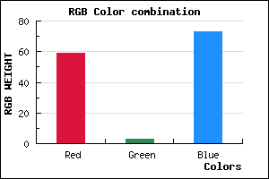 rgb background color #3B0349 mixer